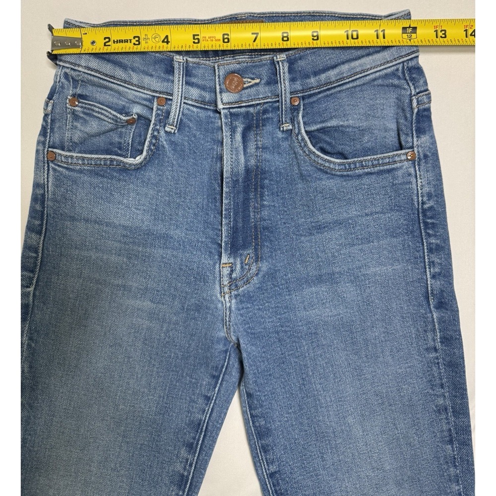 Mother The Insider Ankle Fray Eager Beaver Denim Jeans Womens Size 24 - Picture 7 of 7
